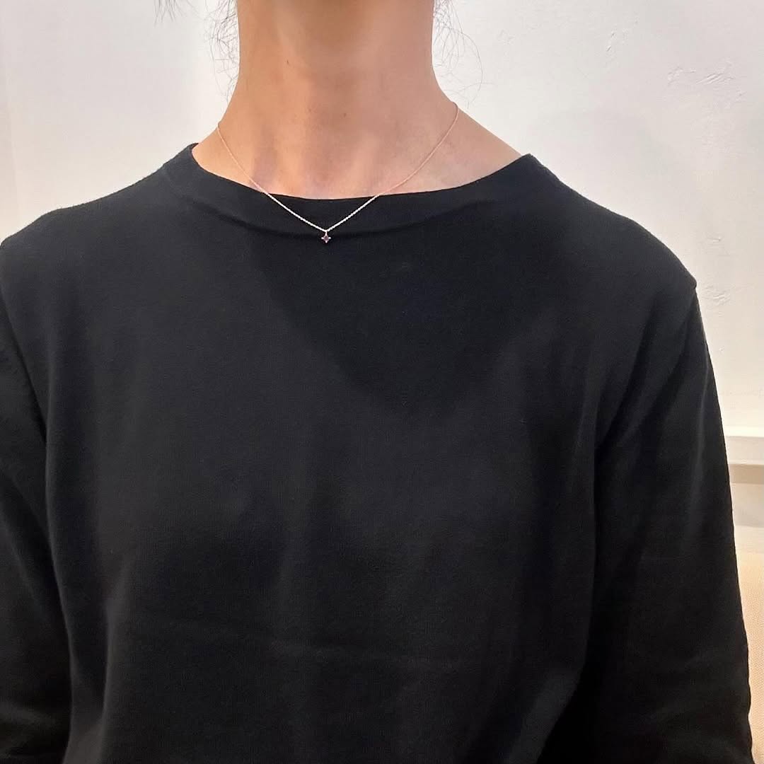 Toile Bijoux ファセットカットルビーネックレス