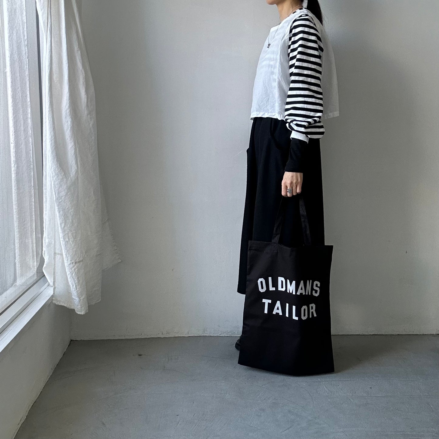 OLDMANS TAILOR OMTプリントトートバッグ