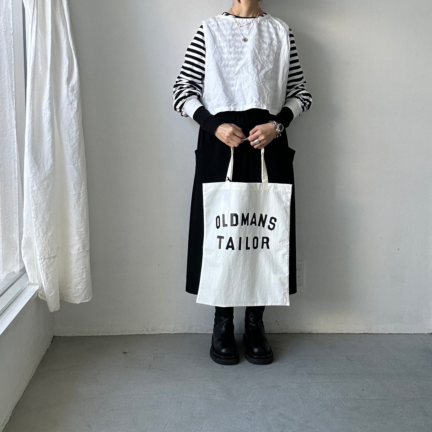 OLDMANS TAILOR OMTプリントトートバッグ