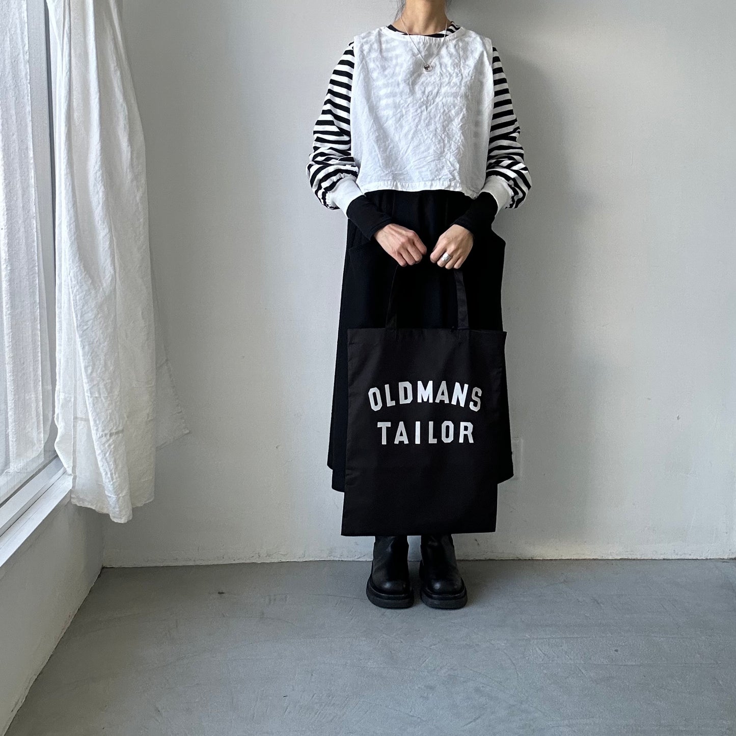 OLDMANS TAILOR OMTプリントトートバッグ