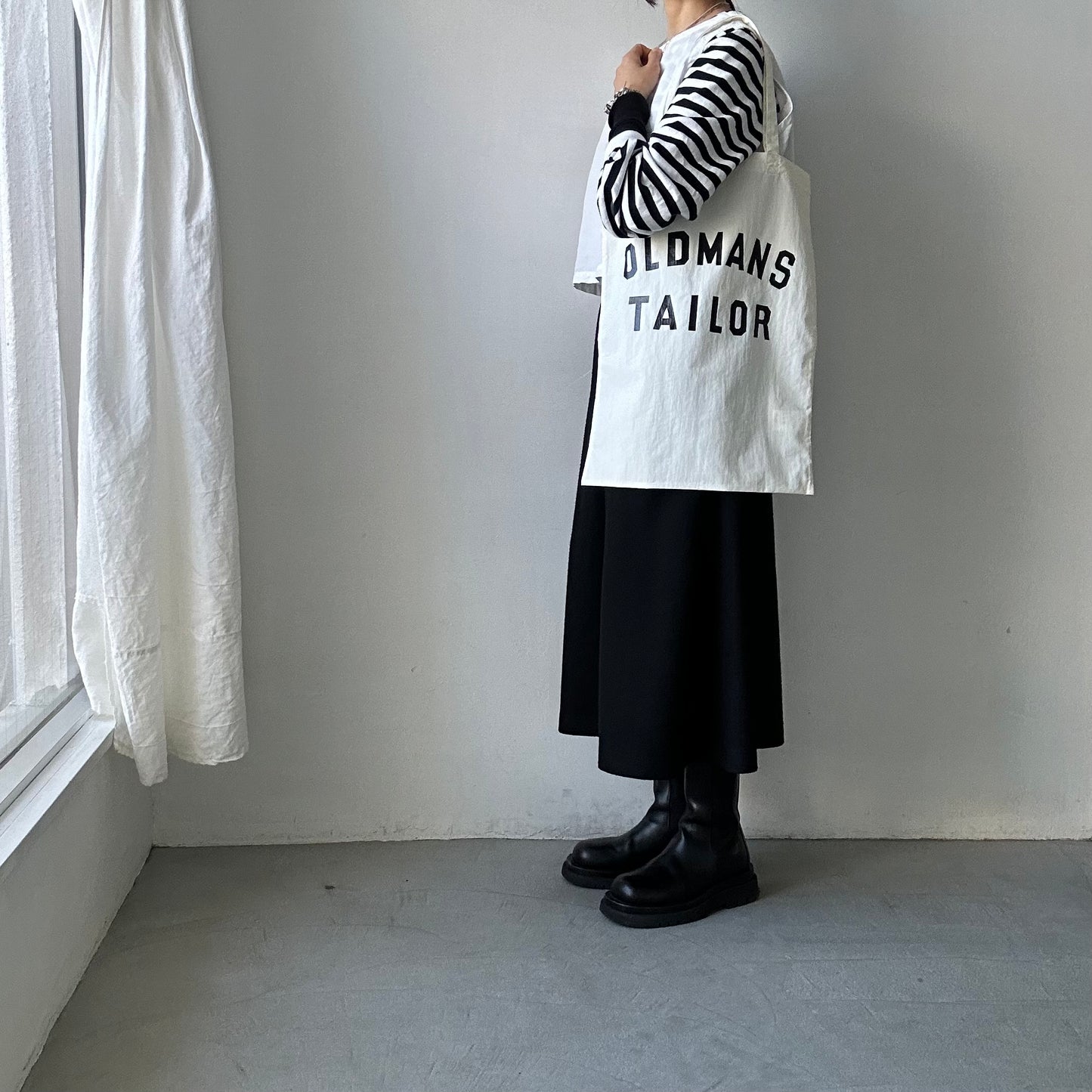OLDMANS TAILOR OMTプリントトートバッグ
