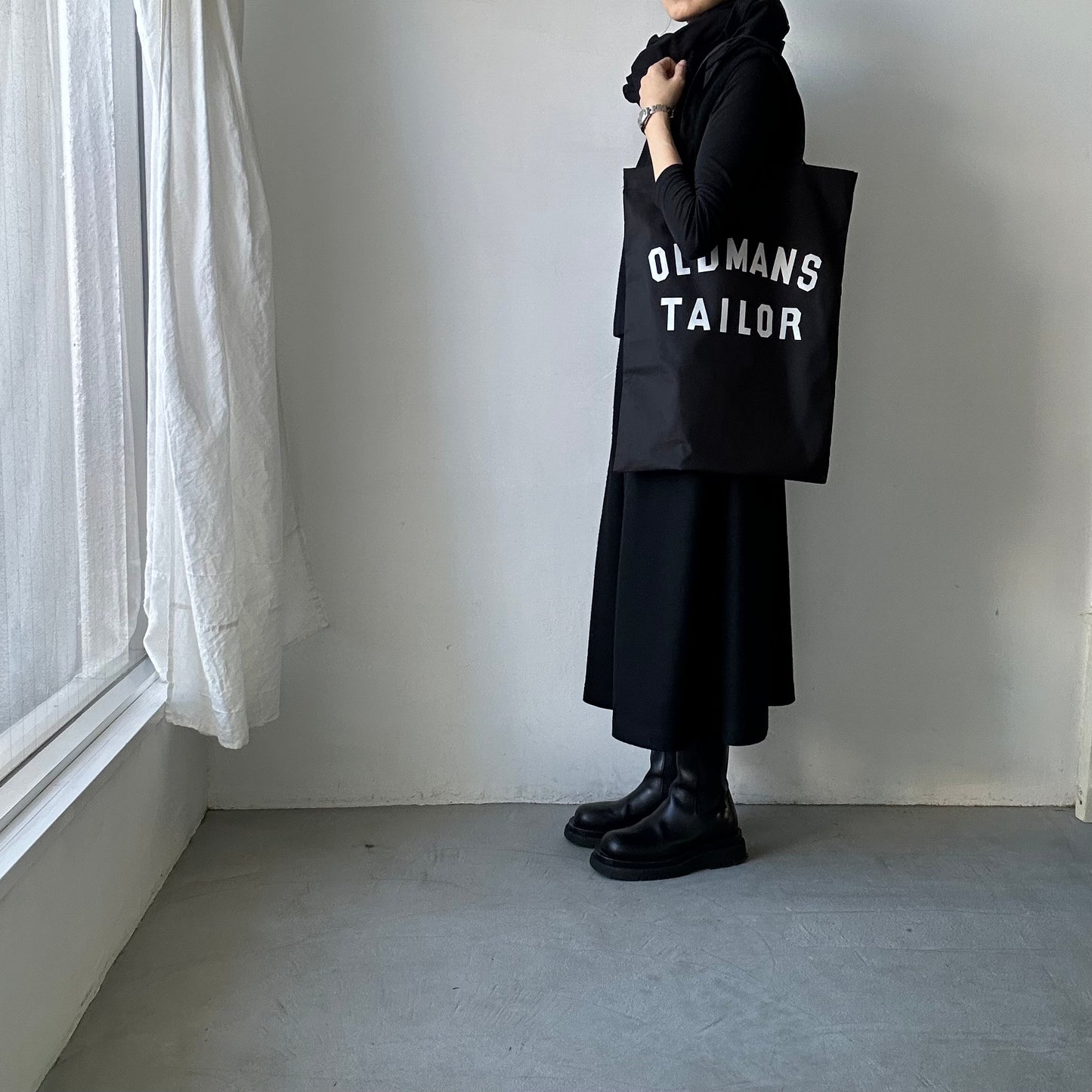 OLDMANS TAILOR OMTプリントトートバッグ
