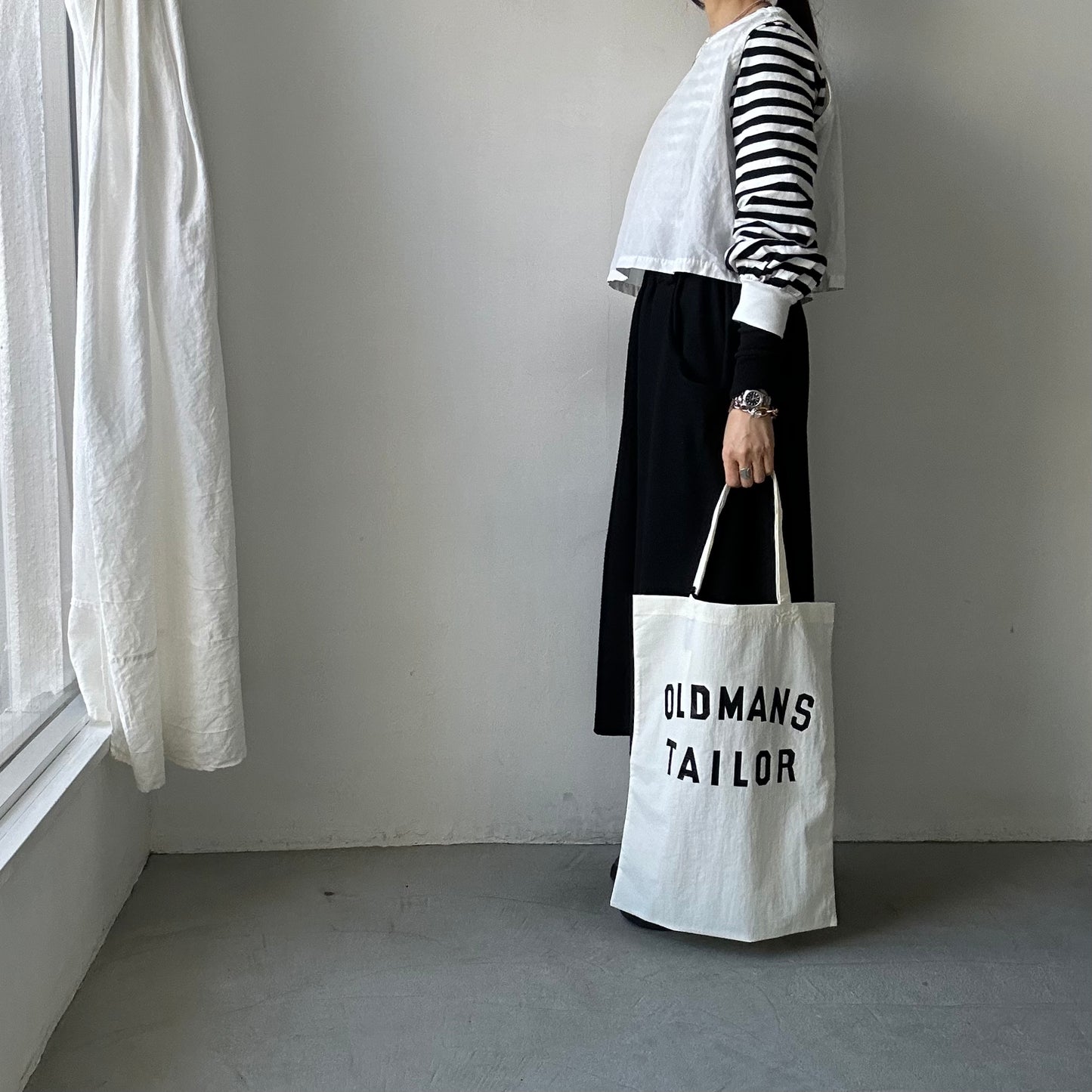 OLDMANS TAILOR OMTプリントトートバッグ