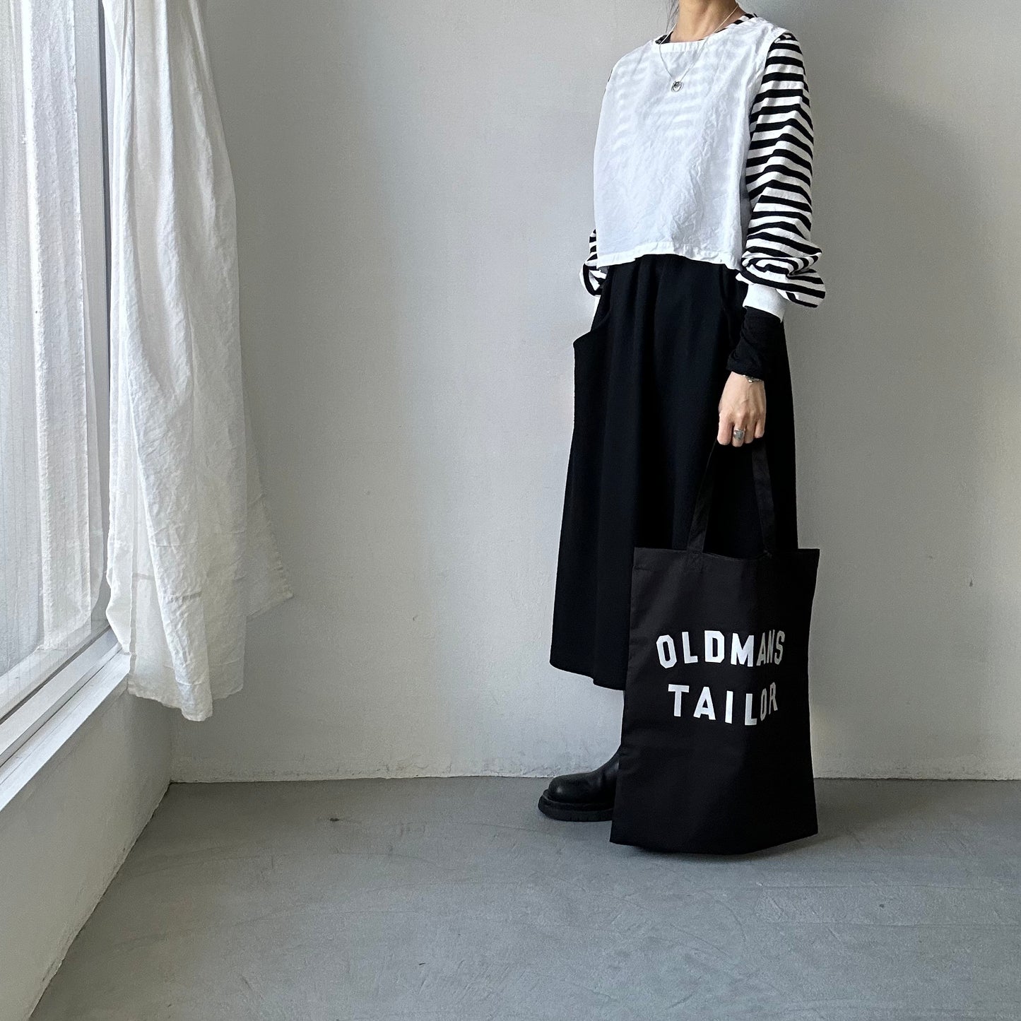 OLDMANS TAILOR OMTプリントトートバッグ
