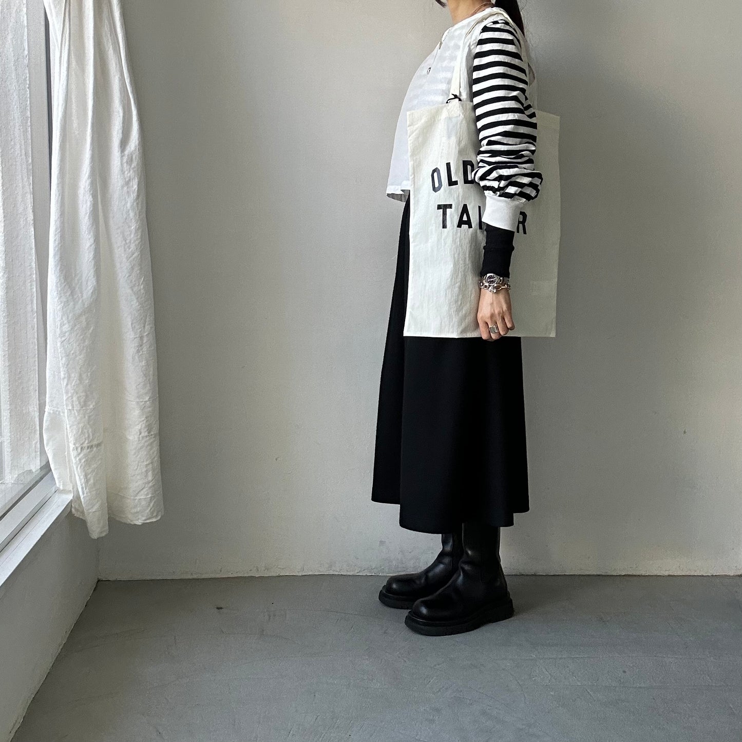 OLDMANS TAILOR OMTプリントトートバッグ