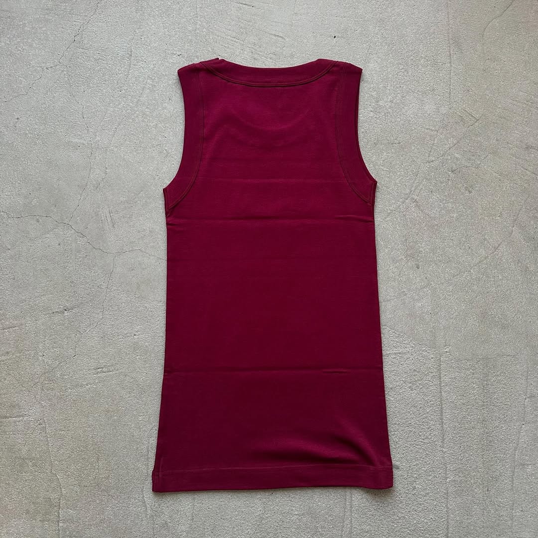 homspun 度詰めフライスタンクトップ グレープ