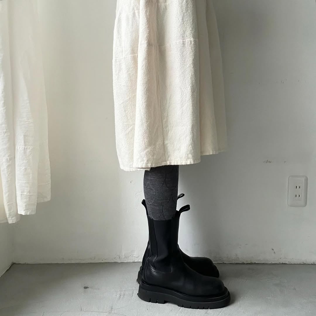 KURI BOTELLA ウロコウールタイツ