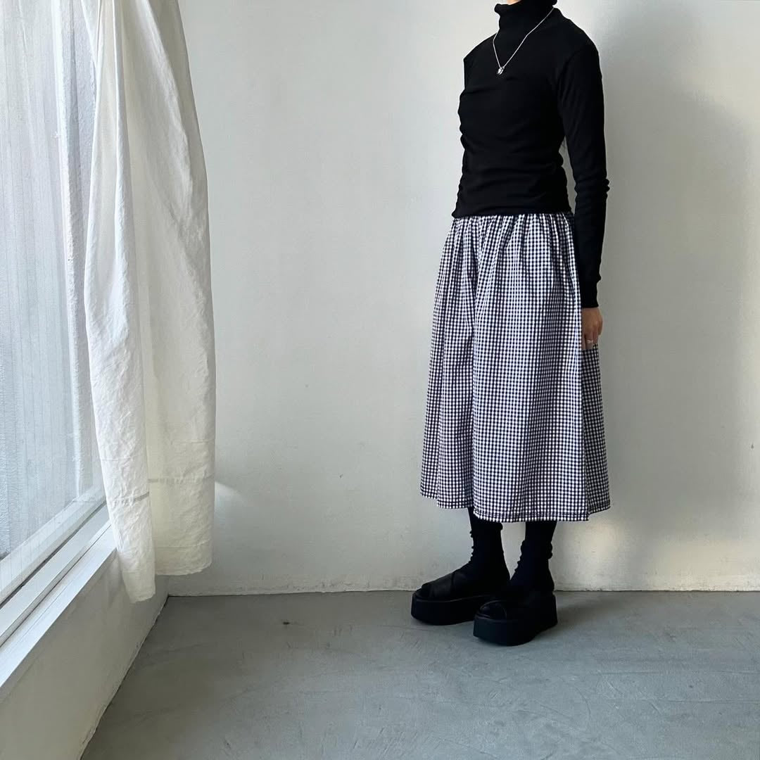 homspun コットンギャザーパンツ