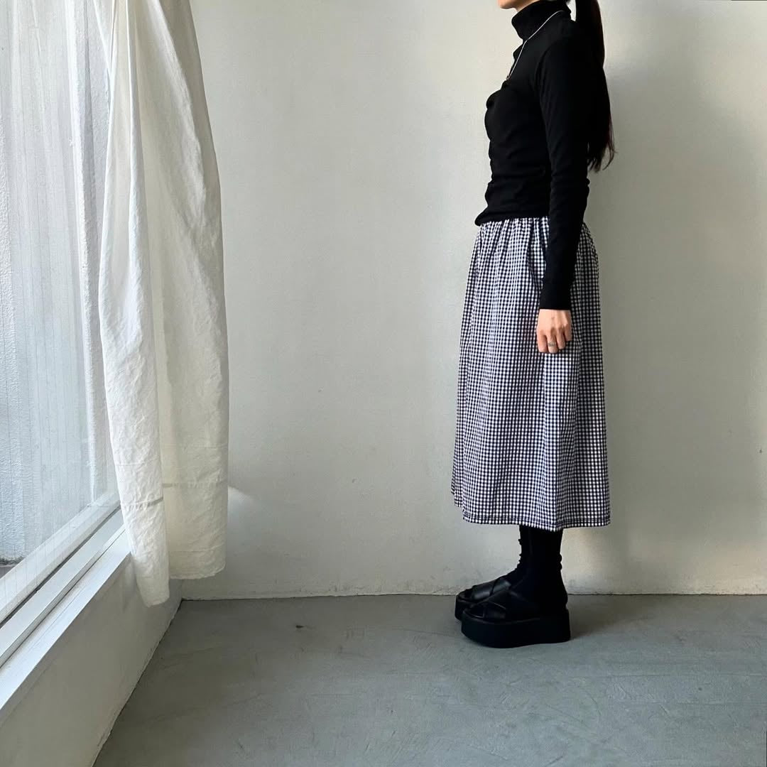 homspun コットンギャザーパンツ