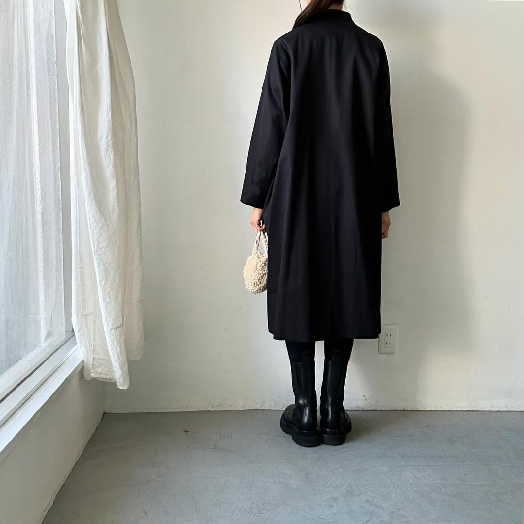 atelier naruse フォーマルコットンスタンドカラーコート size 1