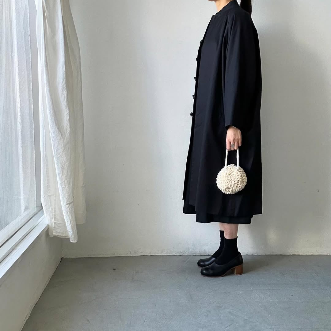 atelier naruse フォーマルコットンスタンドカラーコート size 1