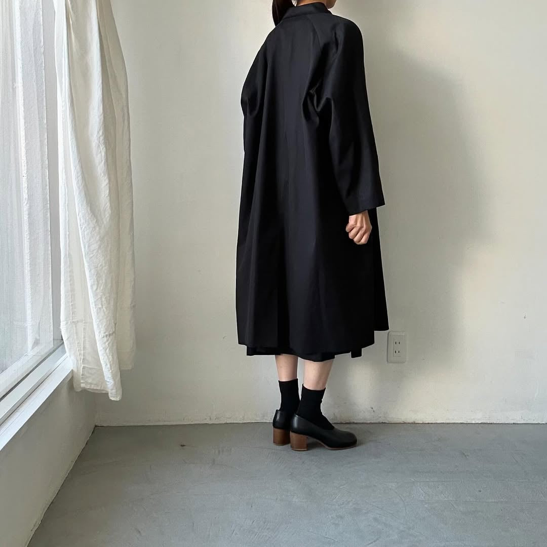 atelier naruse フォーマルコットンスタンドカラーコート size 1