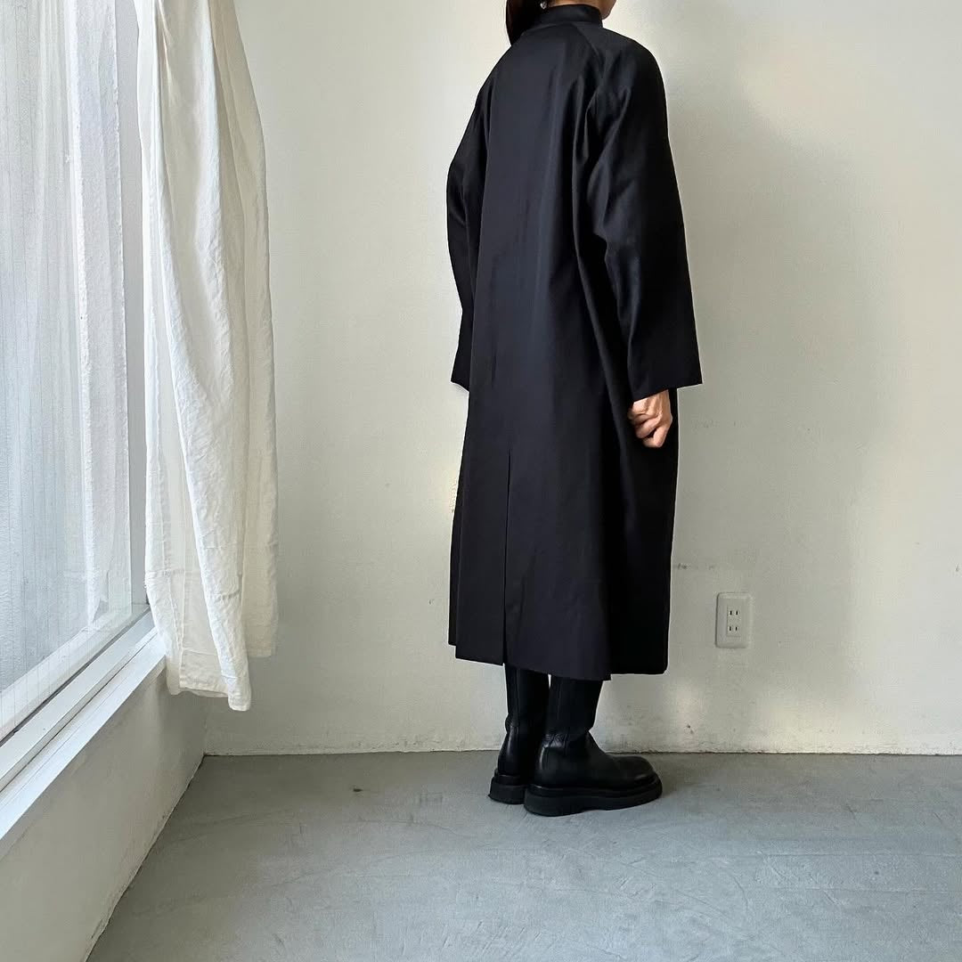 atelier naruse フォーマルコットンスタンドカラーコート size2