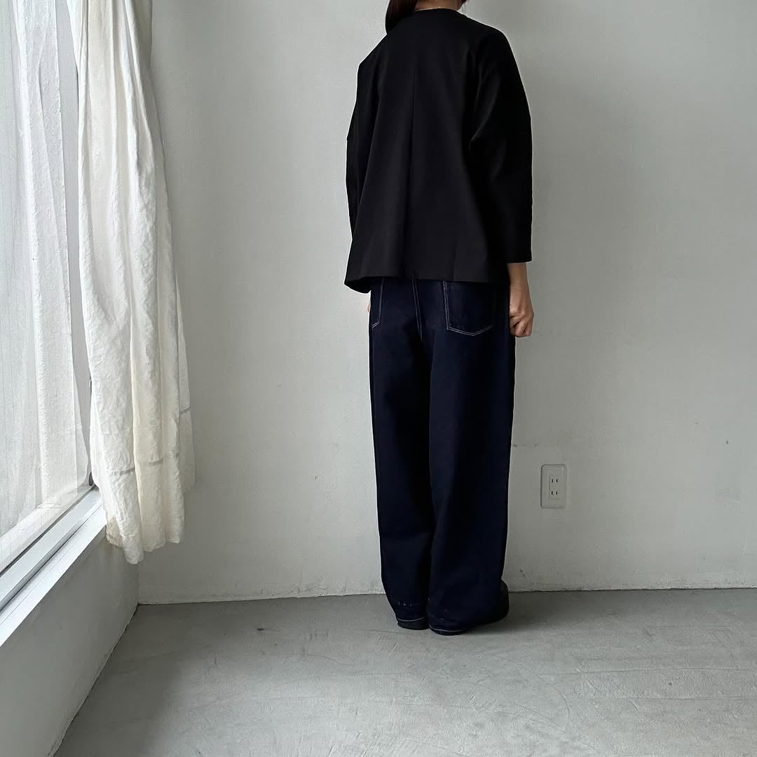 Linenya スナップボタンカーディガン