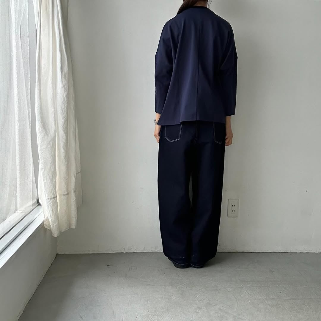 Linenya スナップボタンカーディガン