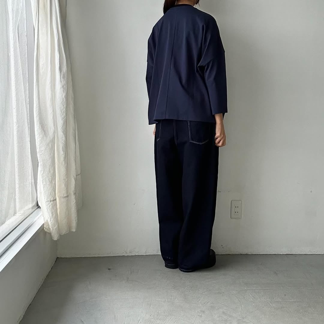 Linenya スナップボタンカーディガン