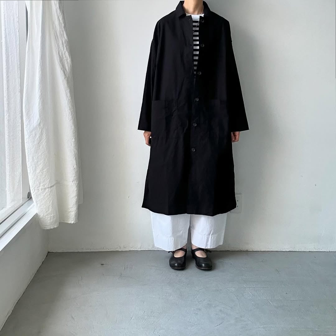 jujudhau デッドストックコットンワークコート
