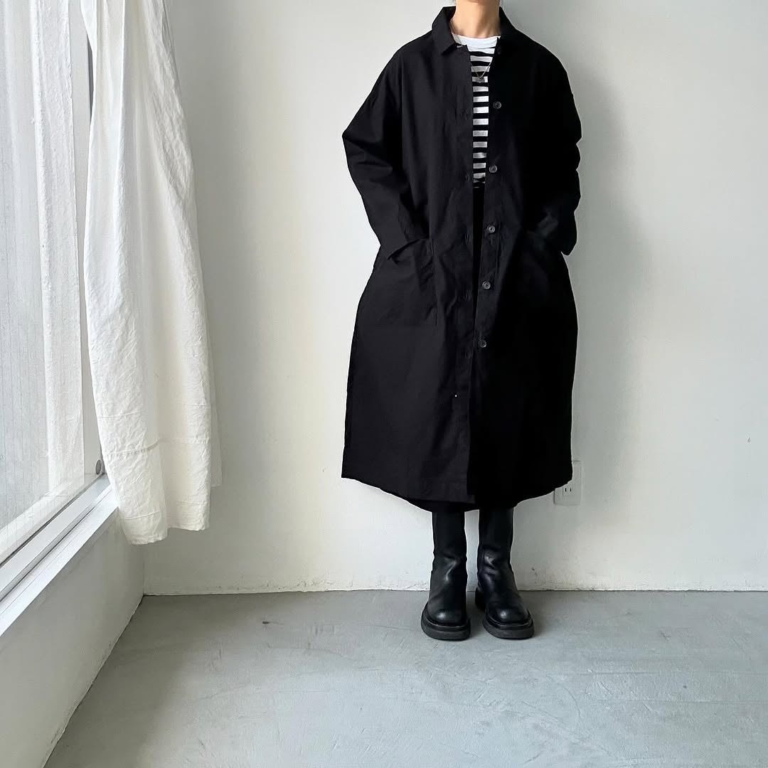 jujudhau デッドストックコットンワークコート