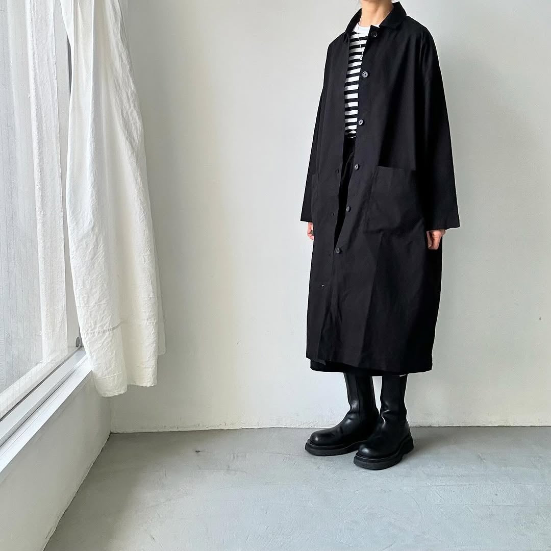 jujudhau デッドストックコットンワークコート