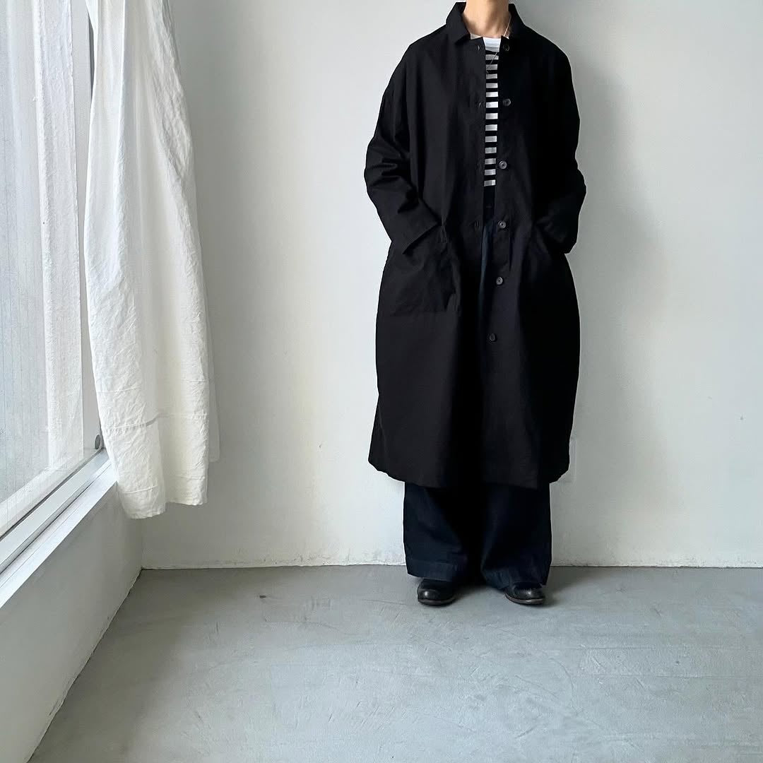 jujudhau デッドストックコットンワークコート
