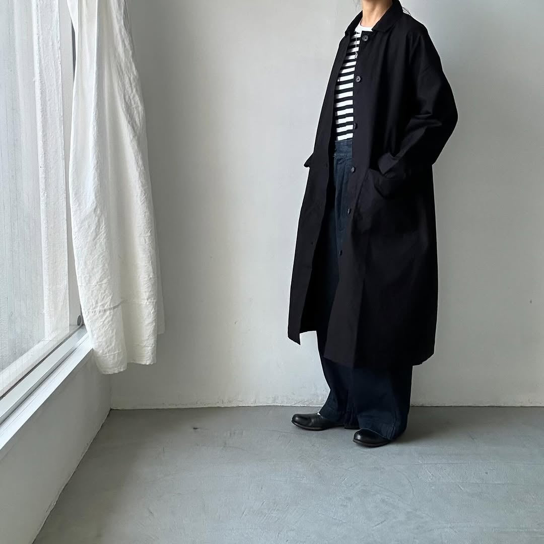 jujudhau デッドストックコットンワークコート