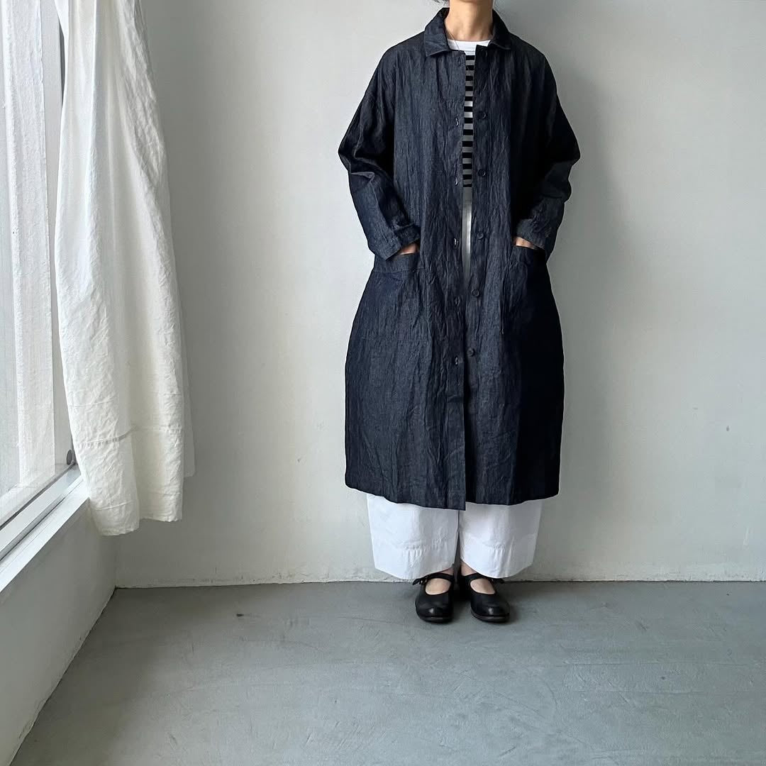 jujudhau デッドストックデニムワークコート
