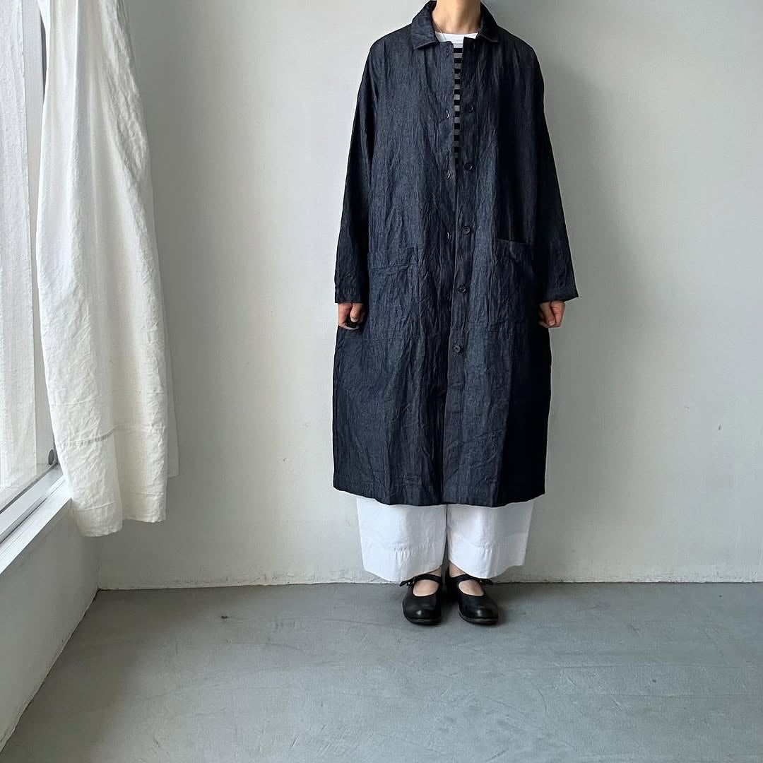 jujudhau デッドストックデニムワークコート