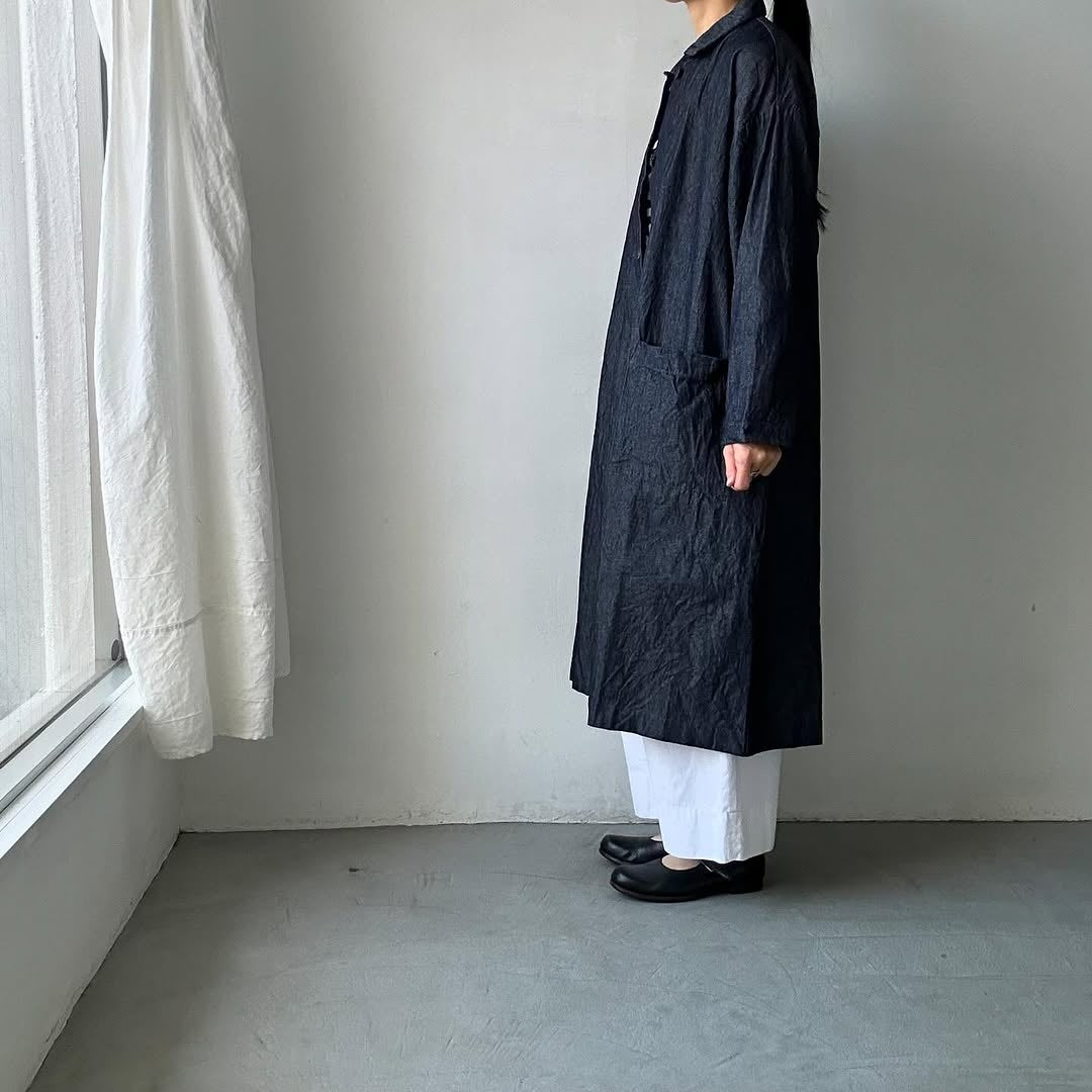 jujudhau デッドストックデニムワークコート
