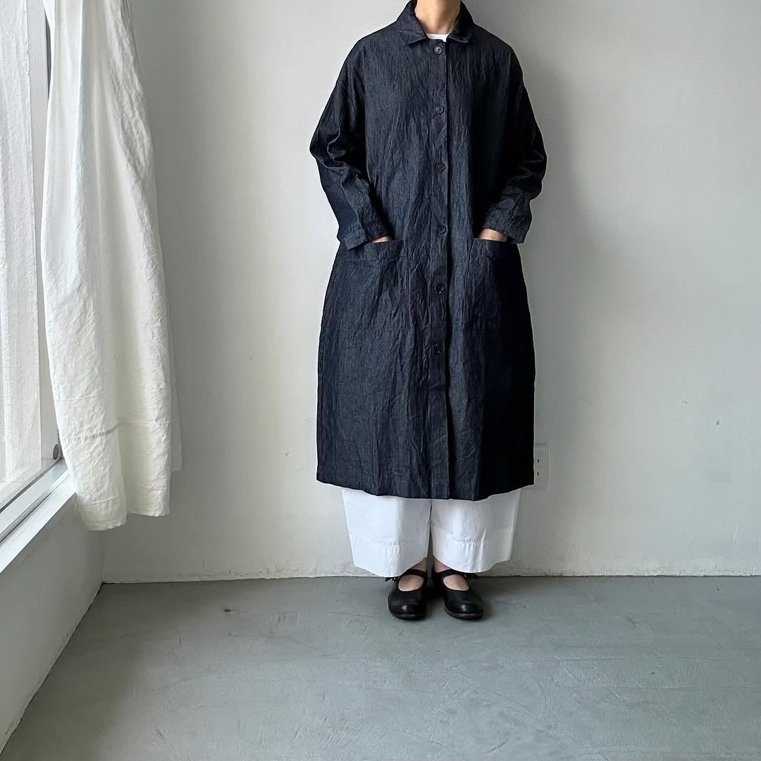 jujudhau デッドストックデニムワークコート