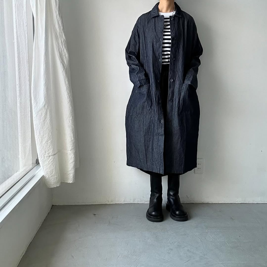 jujudhau デッドストックデニムワークコート
