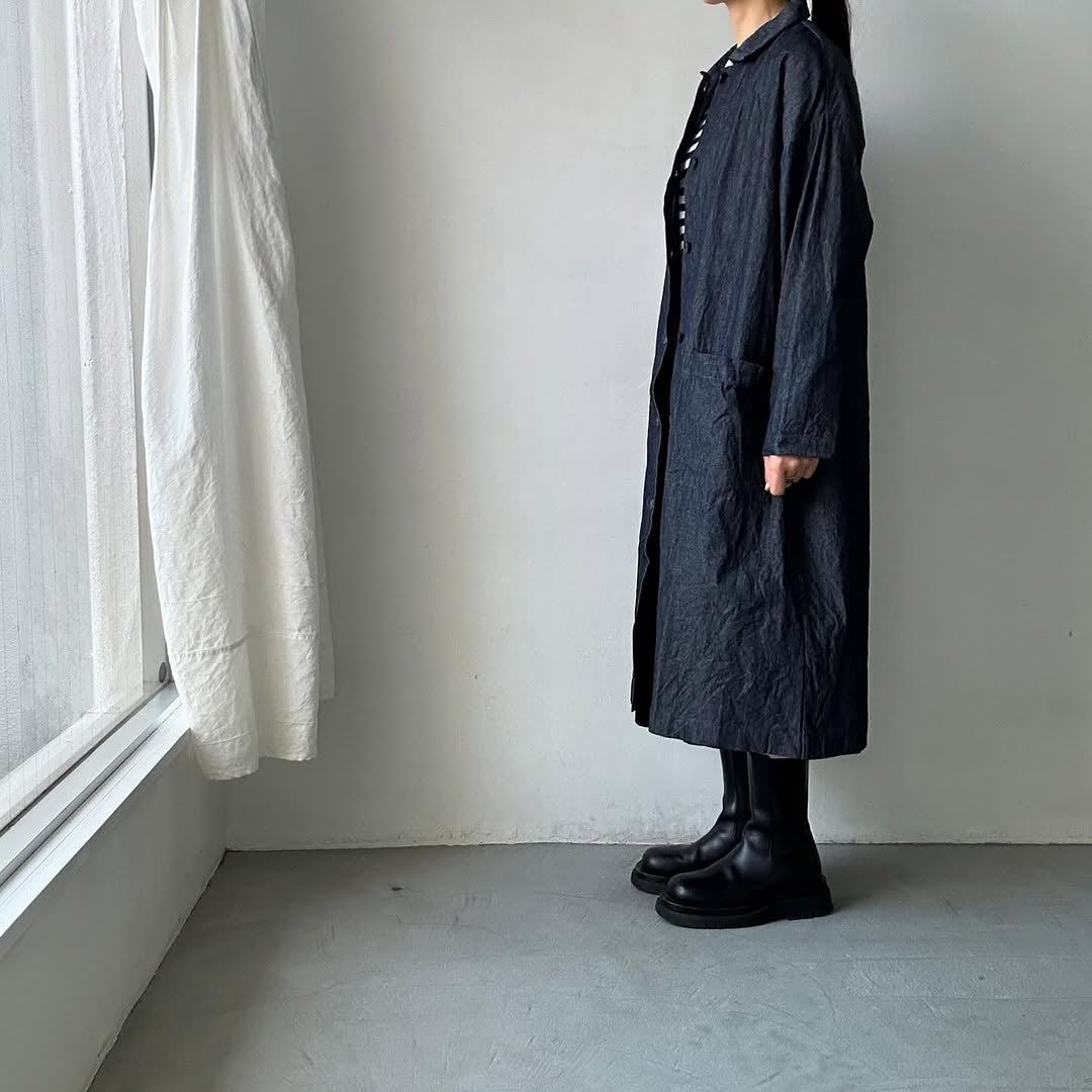 jujudhau デッドストックデニムワークコート