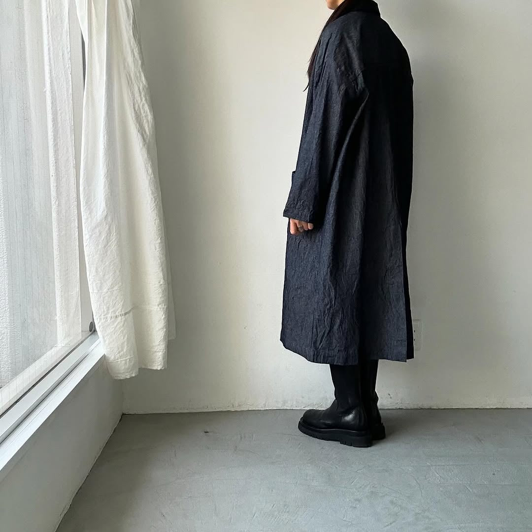 jujudhau デッドストックデニムワークコート