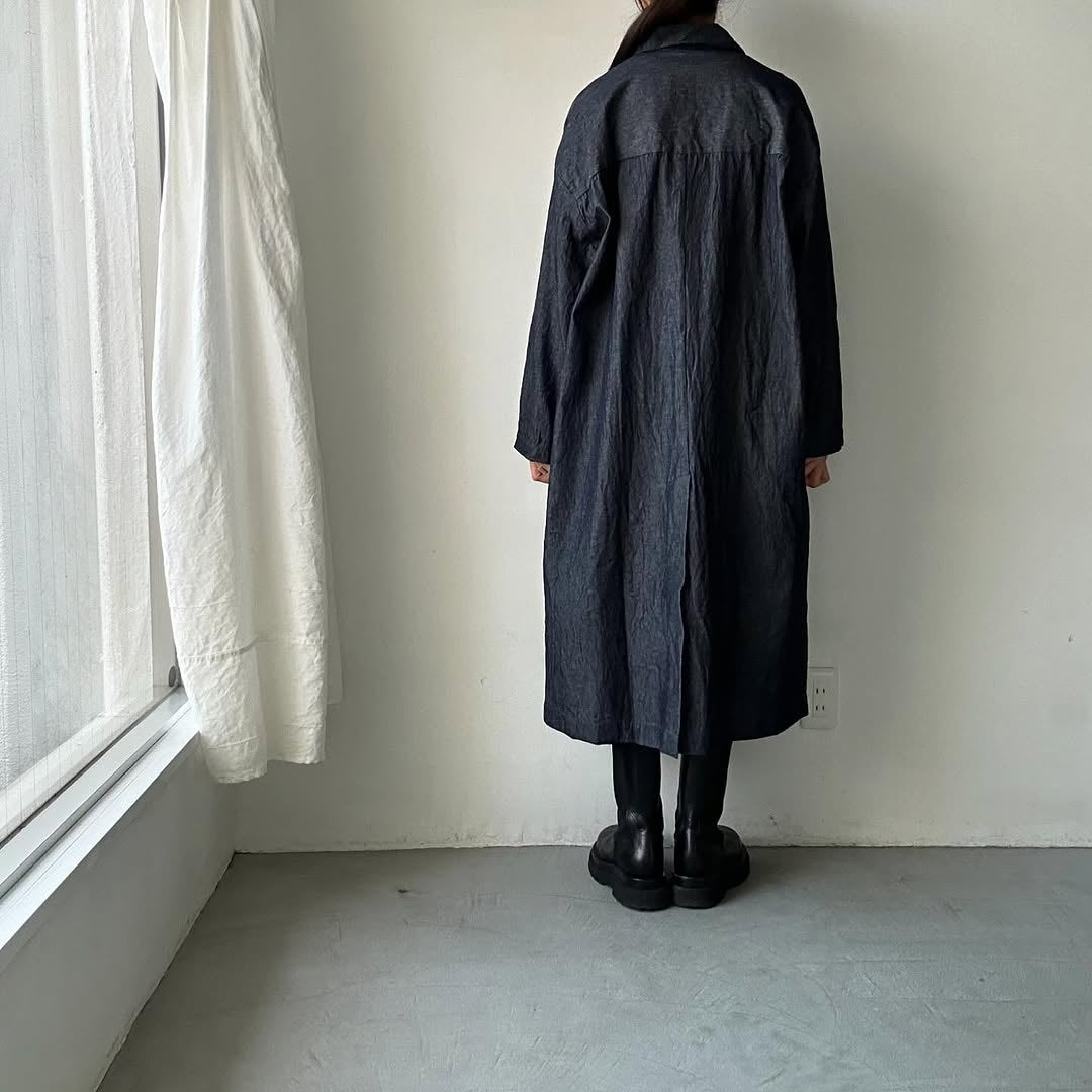 jujudhau デッドストックデニムワークコート