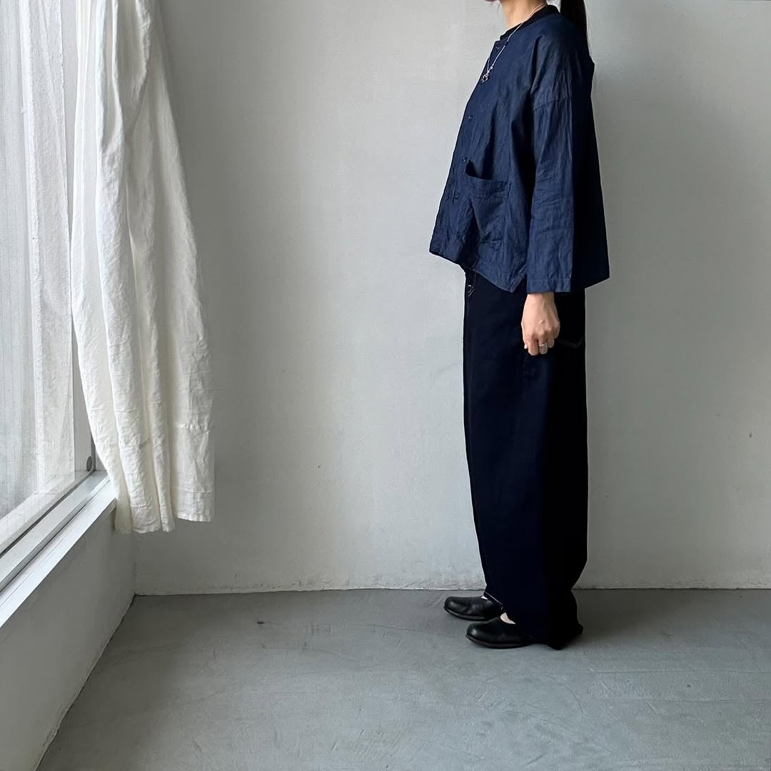 jujudhau デッドストックデニムダブルボタンシャツ