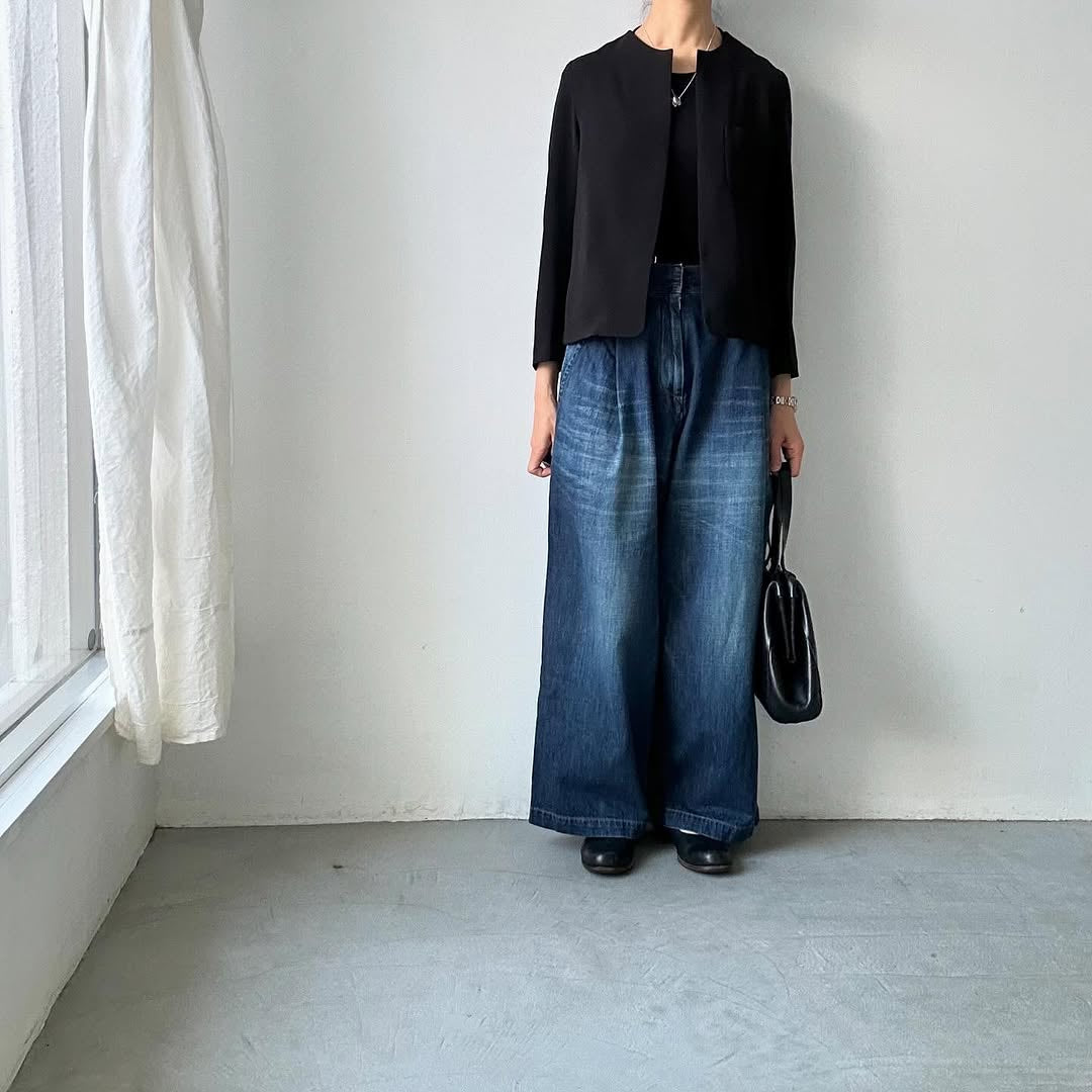 ゴーシュ ストレッチブラックジャケット