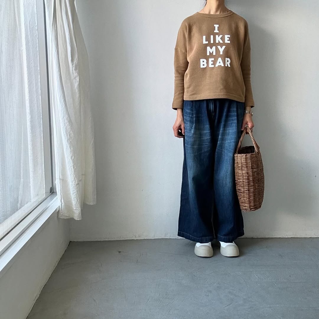 R&D.M.Co 裏起毛ドロップショルダー