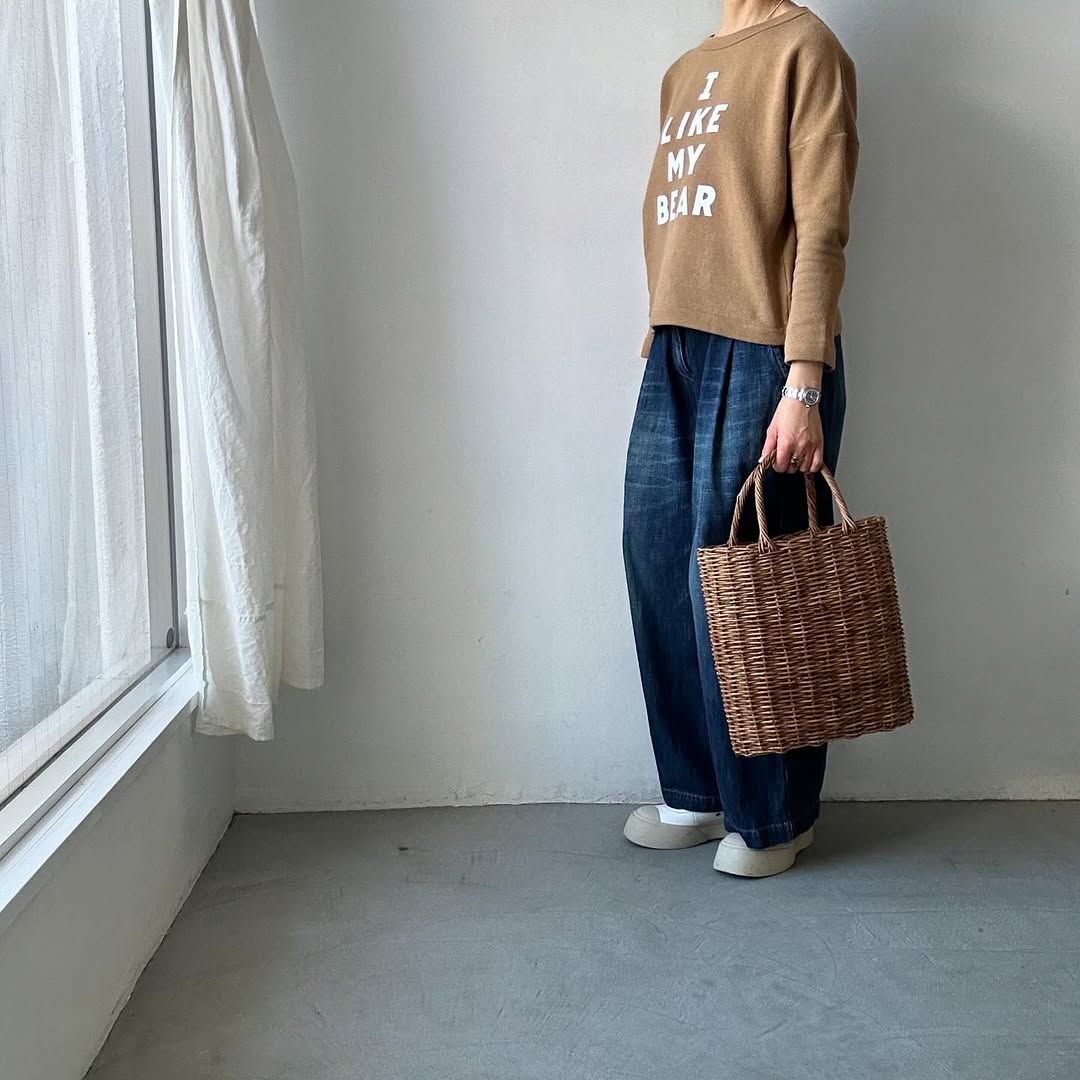 R&D.M.Co 裏起毛ドロップショルダー