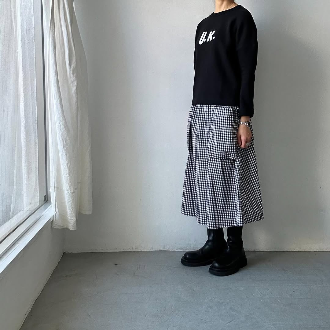 R&D.M.Co 裏起毛ドロップショルダー