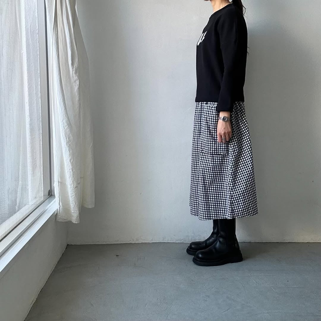 R&D.M.Co 裏起毛ドロップショルダー