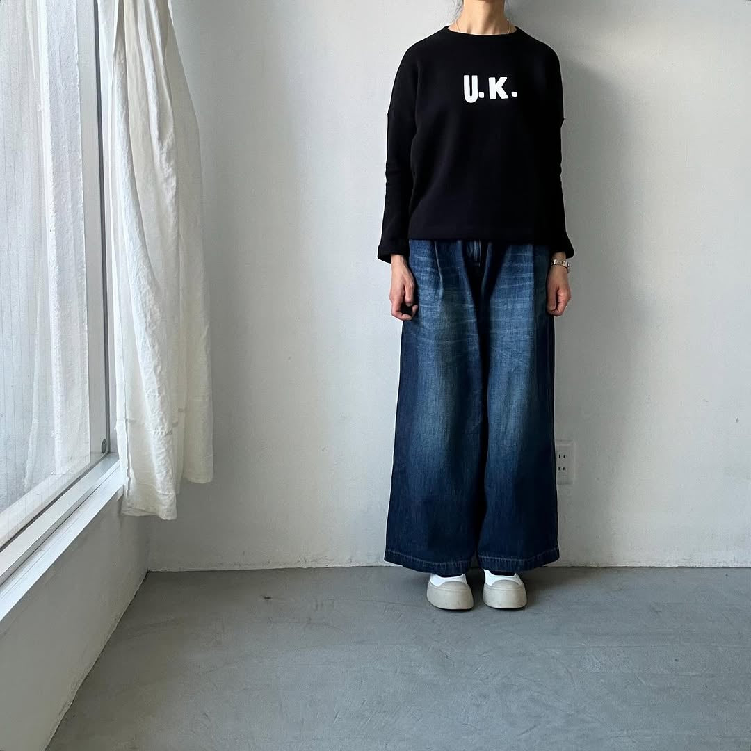 R&D.M.Co 裏起毛ドロップショルダー