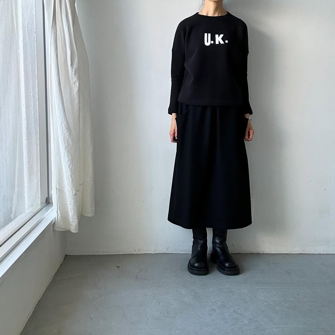 R&D.M.Co 裏起毛ドロップショルダー