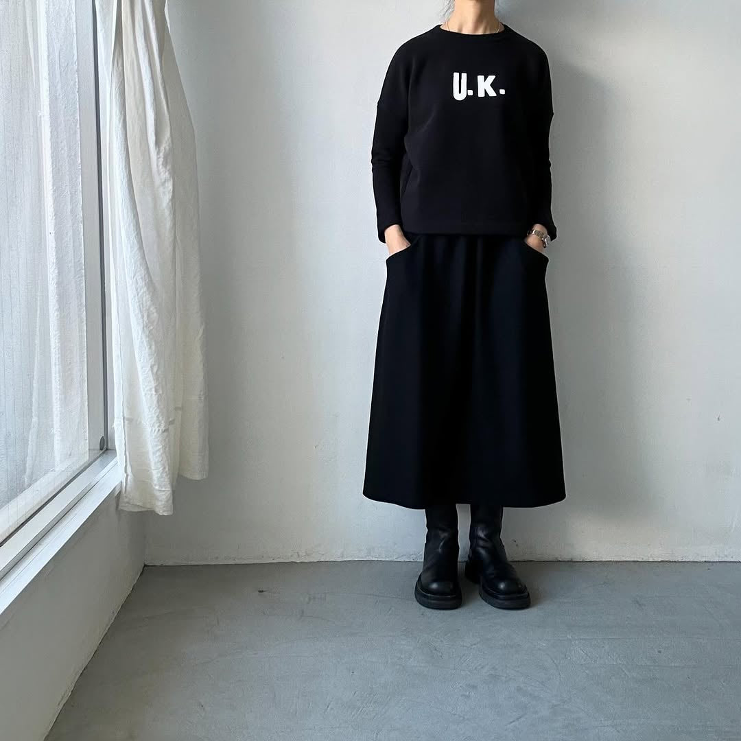 R&D.M.Co 裏起毛ドロップショルダー