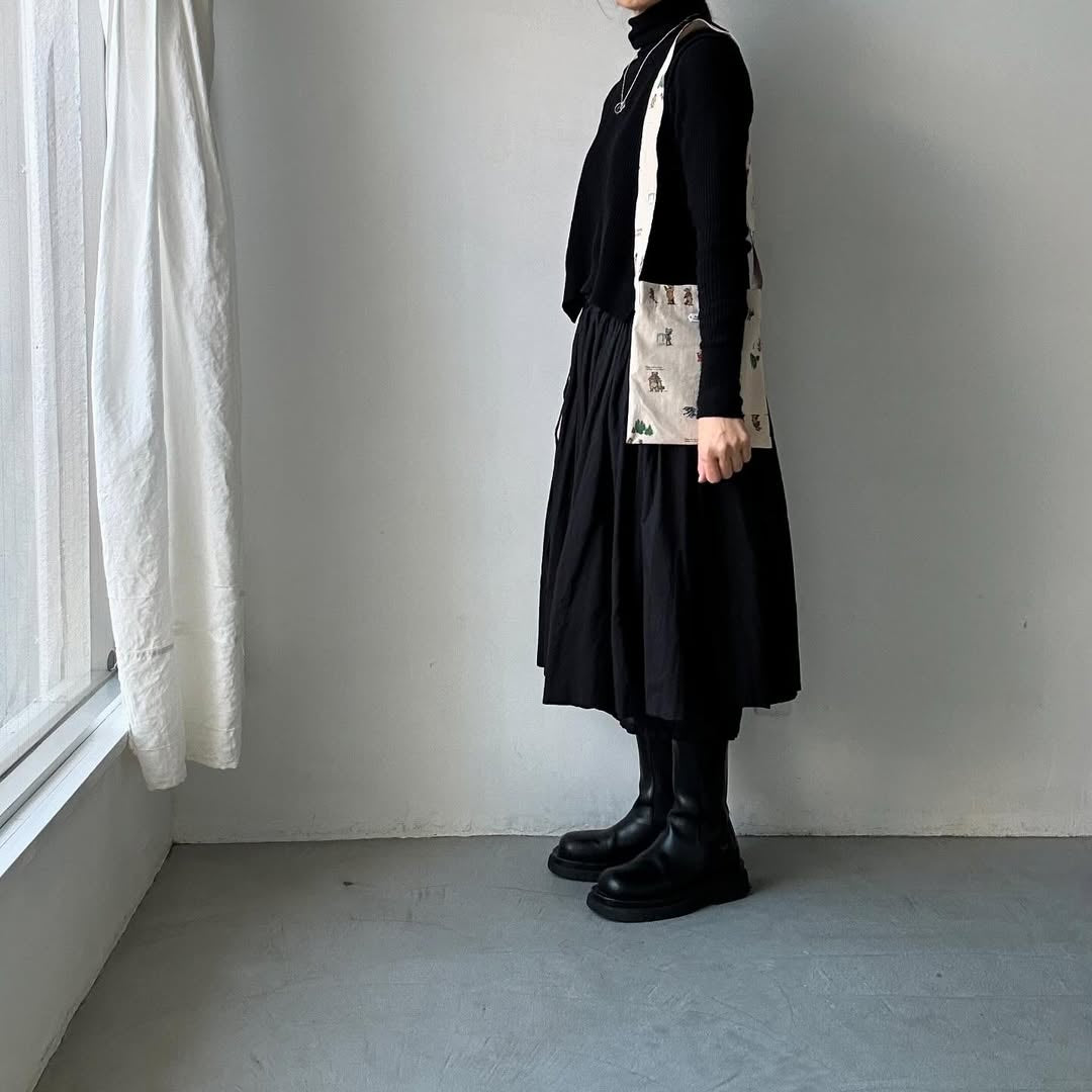 R&D.M.Co ブラウンベアーズコットンショルダーバッグ