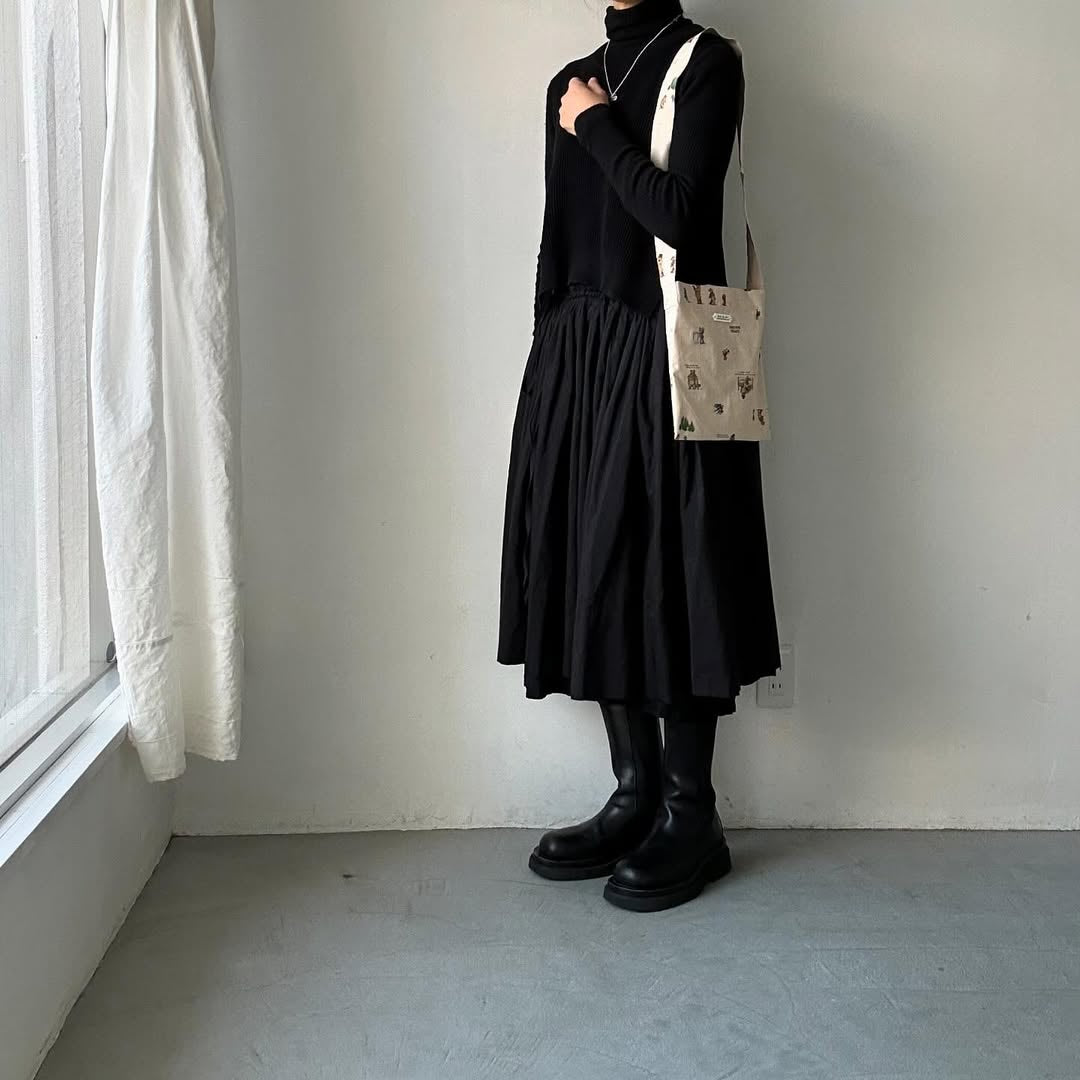 R&D.M.Co ブラウンベアーズコットンショルダーバッグ