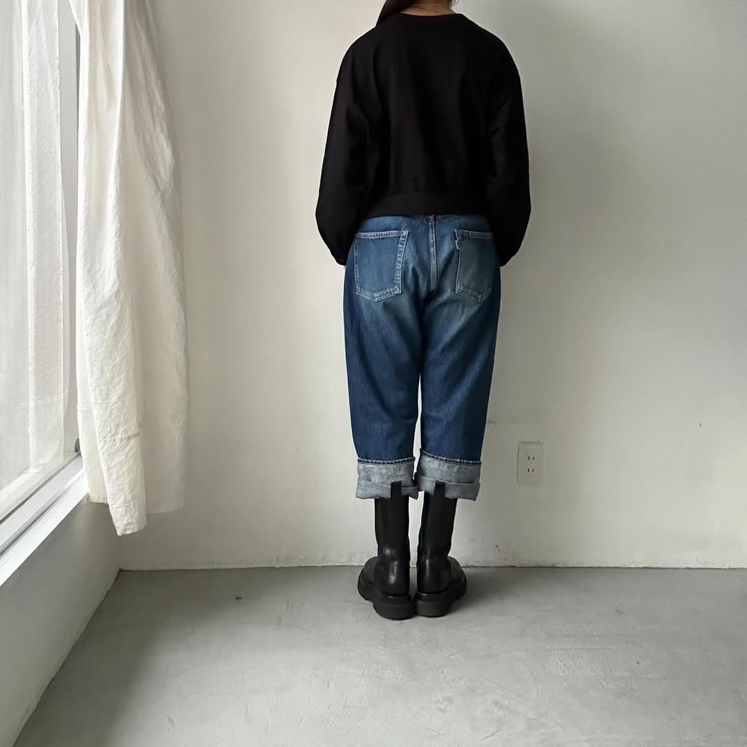 cion コットン天竺ショートカーディガン