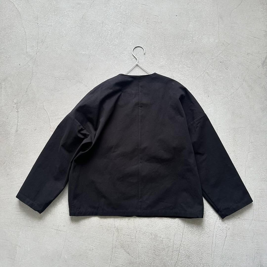atelier d'antan Cibotコットンノーカラージャケット