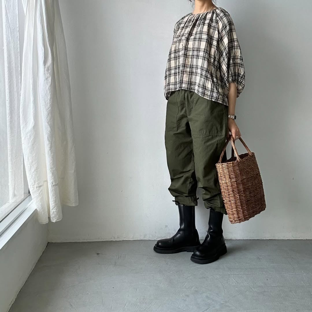 homspun リップストップパンツ