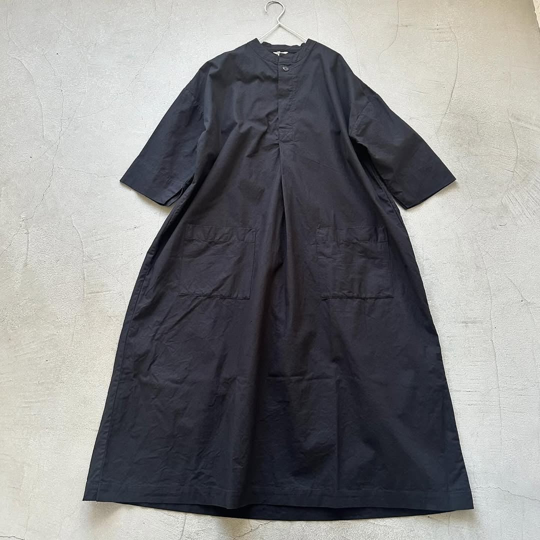 jujudhau デッドストックコットンプルオーバードレス