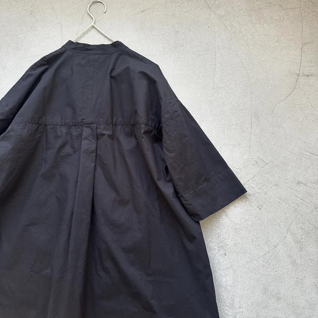 jujudhau デッドストックコットンプルオーバードレス