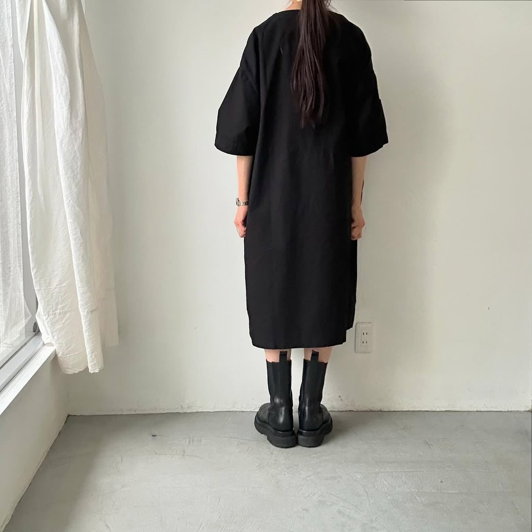 jujudhau デッドストックコットンイージードレス